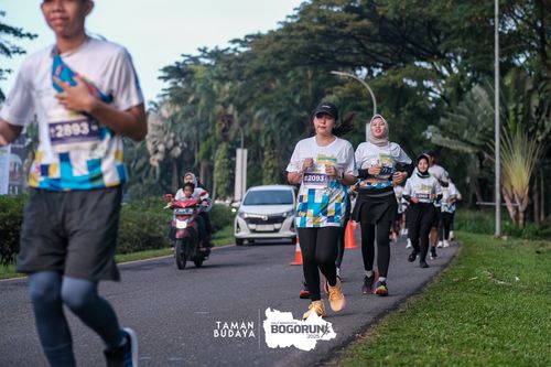 Race photo from Taman Budaya x BOGORUN 2025