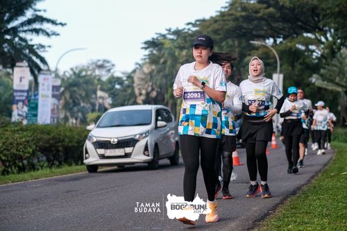 Race photo from Taman Budaya x BOGORUN 2025