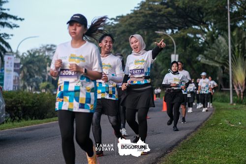 Race photo from Taman Budaya x BOGORUN 2025