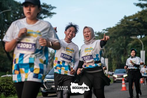 Race photo from Taman Budaya x BOGORUN 2025