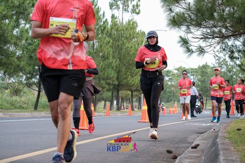Race photo from CISANGKAN KBP CITY RUN 2025
