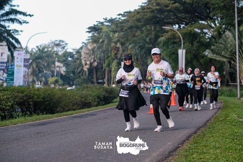 Race photo from Taman Budaya x BOGORUN 2025