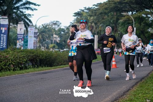 Race photo from Taman Budaya x BOGORUN 2025
