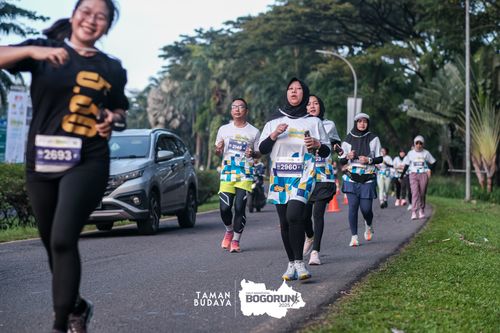 Race photo from Taman Budaya x BOGORUN 2025