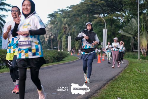 Race photo from Taman Budaya x BOGORUN 2025