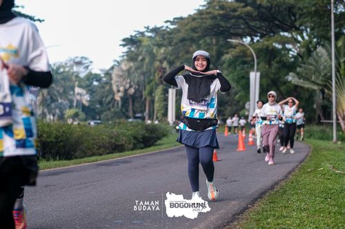 Race photo from Taman Budaya x BOGORUN 2025