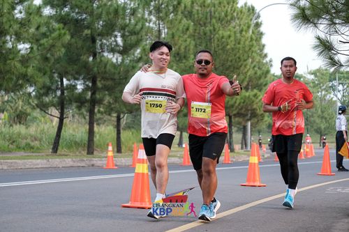 Race photo from CISANGKAN KBP CITY RUN 2025