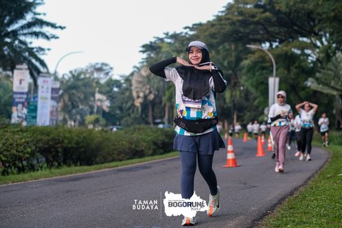 Race photo from Taman Budaya x BOGORUN 2025