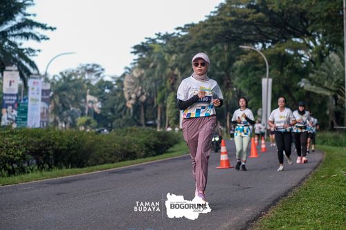 Race photo from Taman Budaya x BOGORUN 2025