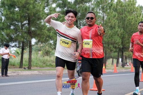 Race photo from CISANGKAN KBP CITY RUN 2025