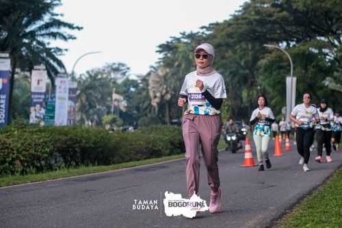 Race photo from Taman Budaya x BOGORUN 2025
