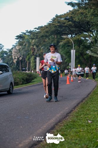 Race photo from Taman Budaya x BOGORUN 2025