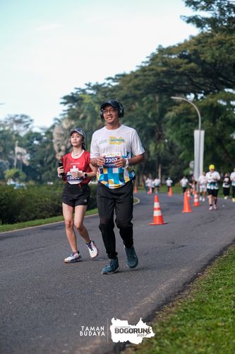 Race photo from Taman Budaya x BOGORUN 2025