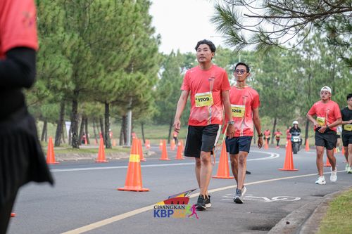 Race photo from CISANGKAN KBP CITY RUN 2025