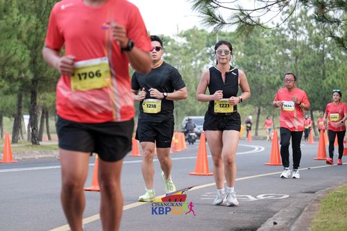 Race photo from CISANGKAN KBP CITY RUN 2025