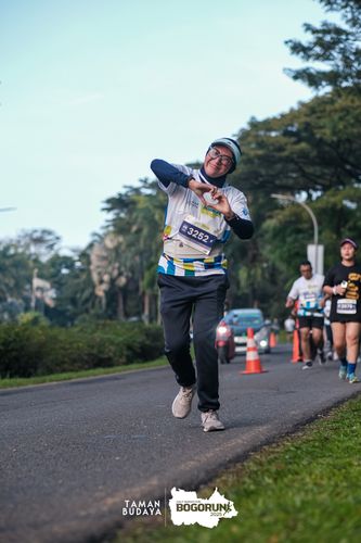 Race photo from Taman Budaya x BOGORUN 2025