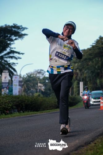 Race photo from Taman Budaya x BOGORUN 2025