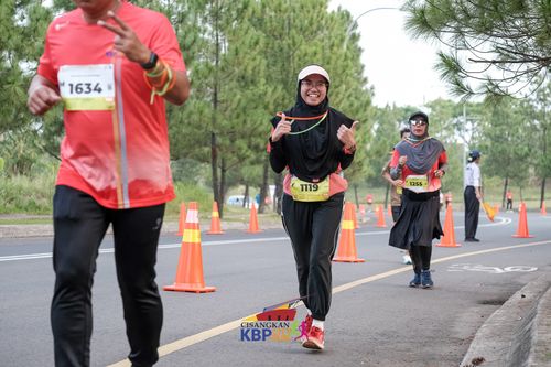 Race photo from CISANGKAN KBP CITY RUN 2025