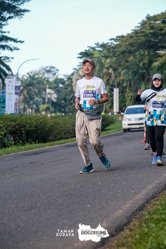 Race photo from Taman Budaya x BOGORUN 2025
