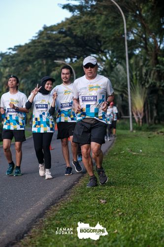 Race photo from Taman Budaya x BOGORUN 2025