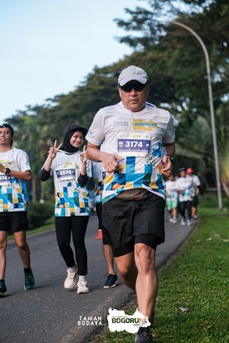 Race photo from Taman Budaya x BOGORUN 2025