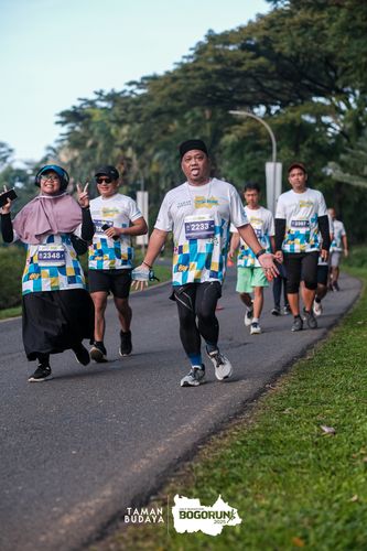 Race photo from Taman Budaya x BOGORUN 2025