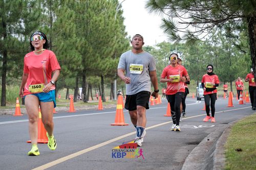 Race photo from CISANGKAN KBP CITY RUN 2025