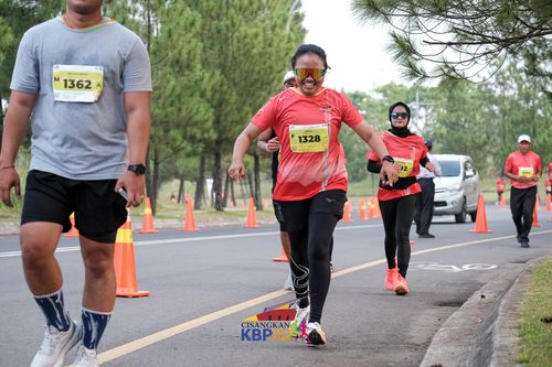 Race photo from CISANGKAN KBP CITY RUN 2025