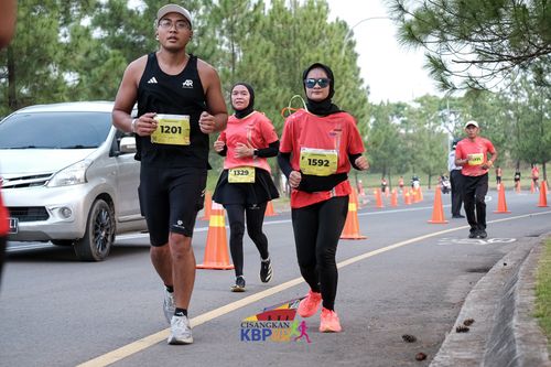 Race photo from CISANGKAN KBP CITY RUN 2025