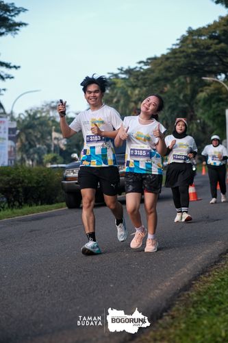 Race photo from Taman Budaya x BOGORUN 2025