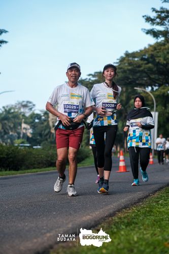 Race photo from Taman Budaya x BOGORUN 2025