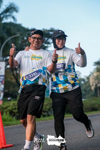 Race photo from Taman Budaya x BOGORUN 2025
