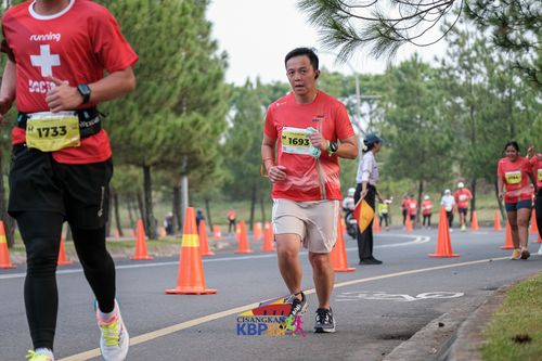 Race photo from CISANGKAN KBP CITY RUN 2025