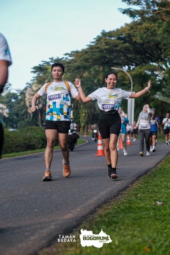 Race photo from Taman Budaya x BOGORUN 2025