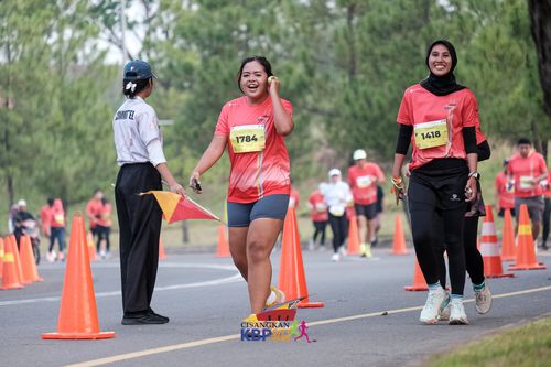 Race photo from CISANGKAN KBP CITY RUN 2025