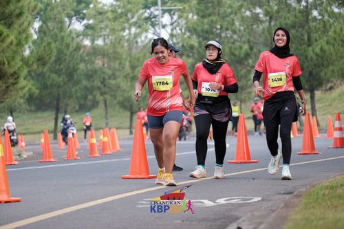 Race photo from CISANGKAN KBP CITY RUN 2025
