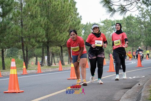 Race photo from CISANGKAN KBP CITY RUN 2025
