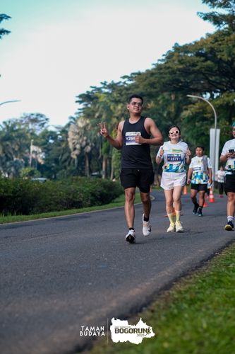 Race photo from Taman Budaya x BOGORUN 2025