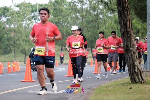 Race photo from CISANGKAN KBP CITY RUN 2025