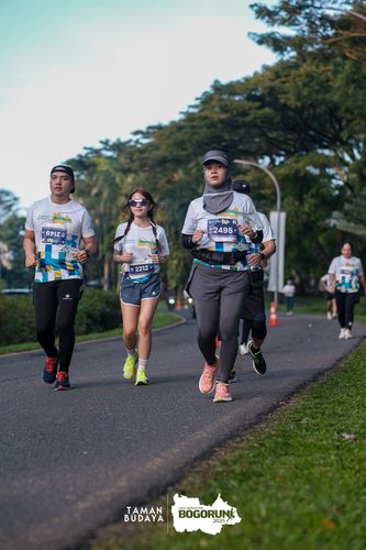 Race photo from Taman Budaya x BOGORUN 2025