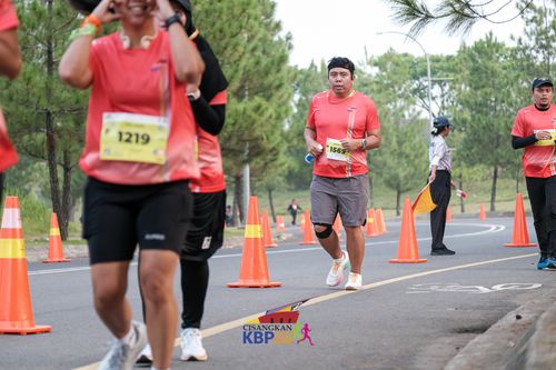 Race photo from CISANGKAN KBP CITY RUN 2025