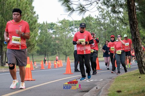 Race photo from CISANGKAN KBP CITY RUN 2025