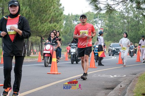 Race photo from CISANGKAN KBP CITY RUN 2025