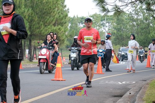 Race photo from CISANGKAN KBP CITY RUN 2025