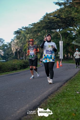 Race photo from Taman Budaya x BOGORUN 2025