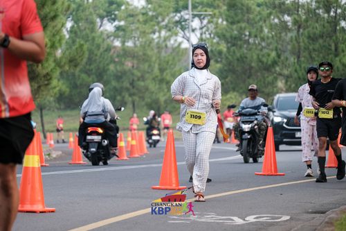 Race photo from CISANGKAN KBP CITY RUN 2025