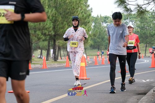 Race photo from CISANGKAN KBP CITY RUN 2025