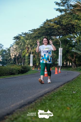 Race photo from Taman Budaya x BOGORUN 2025