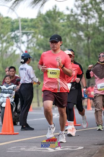 Race photo from CISANGKAN KBP CITY RUN 2025
