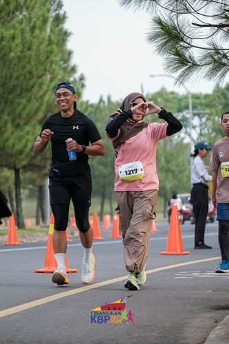 Race photo from CISANGKAN KBP CITY RUN 2025